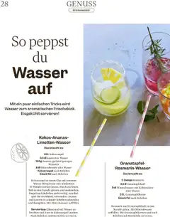 Migros Magazin  ab 15.07.2025 | Seite: 28 | Produkte: Ananas, Limette, Wasser, Spiel