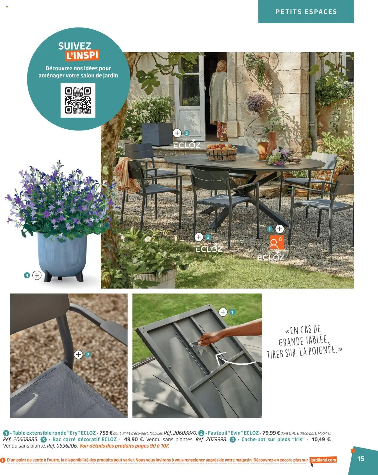  | Page: 15 | Produits: Salon de jardin