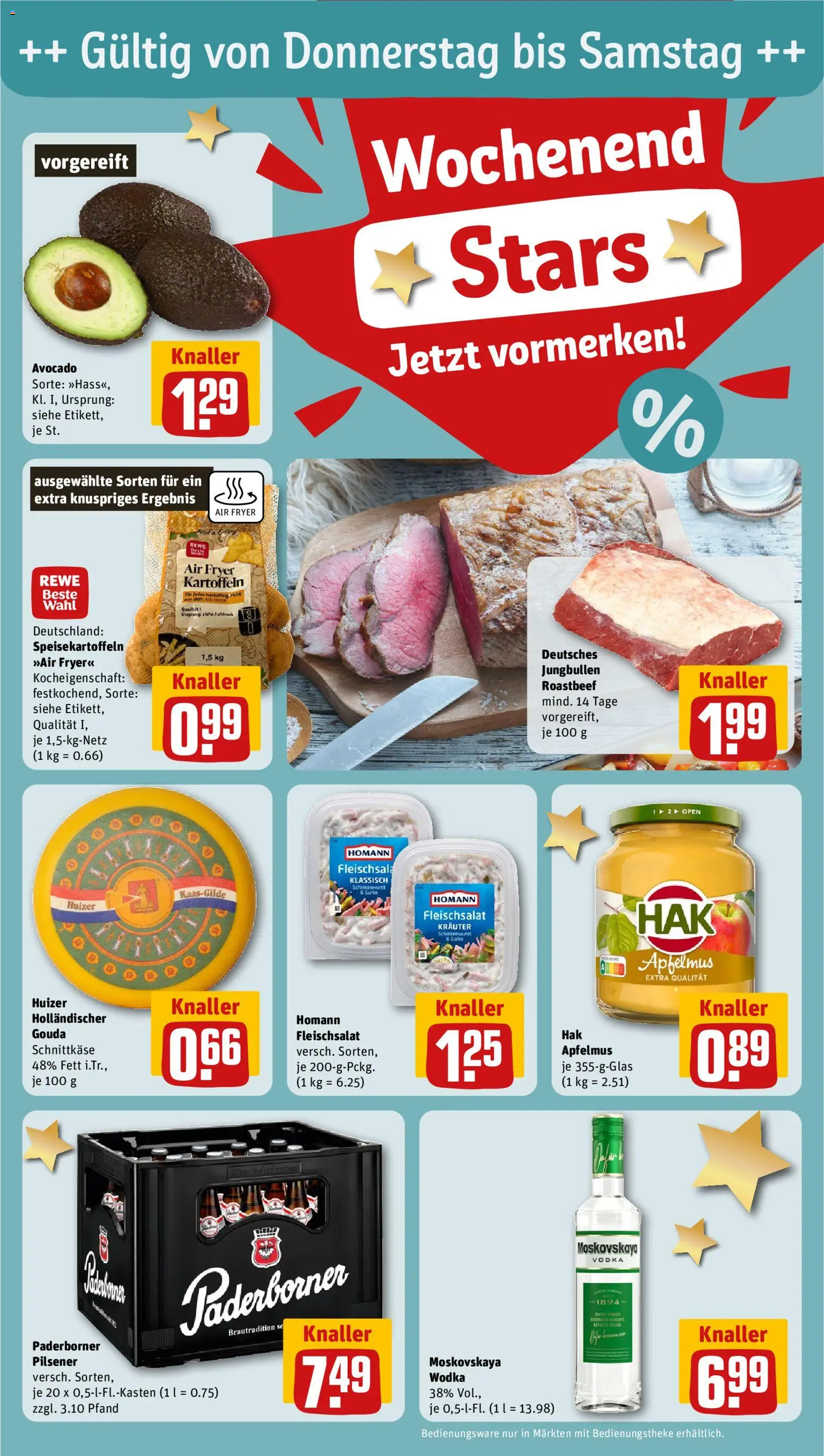 Rewe ihr Kaufpark Prospekt 	 – gültig ab 09.03.2026 | Seite: 27 | Produkte: Roastbeef, Avocado, Kartoffeln, Vodka