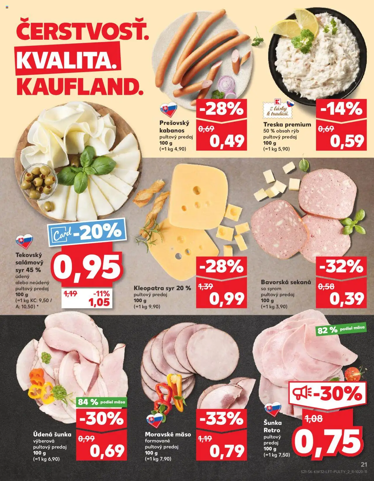 Kaufland SK akciós ujság - amely érvényes a következő dátumtól: 07.08.2025 | Oldal: 21 | Termékek: Só