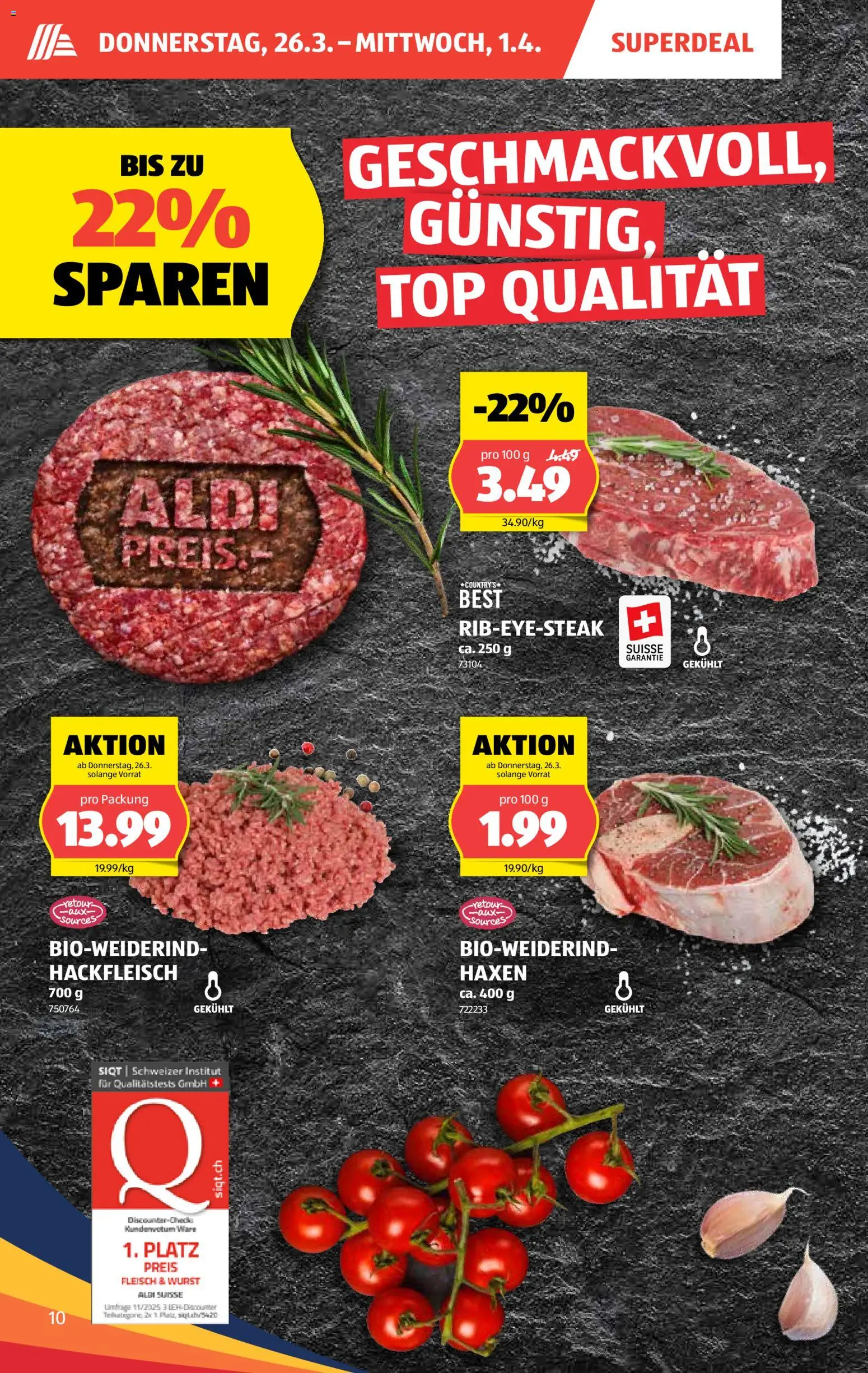 🛍️ Aldi aktionen ab 26.03.2026 » Entdecken Sie exklusive Rabatte und sparen Sie noch heute! 💰 | Switzerland