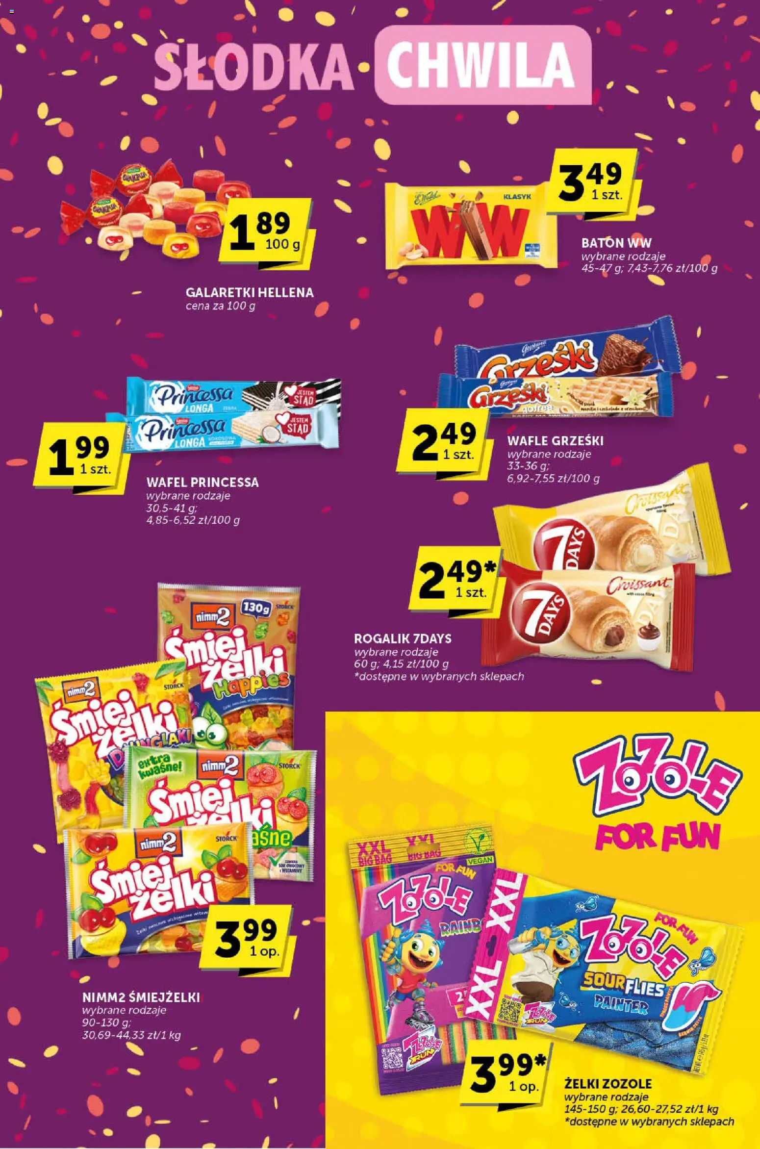 Euro Sklep Gazetka - Katalog od 27.12.2025 | Strona: 20 | Produkty: Galaretki, Wafle, Baton, Żelki