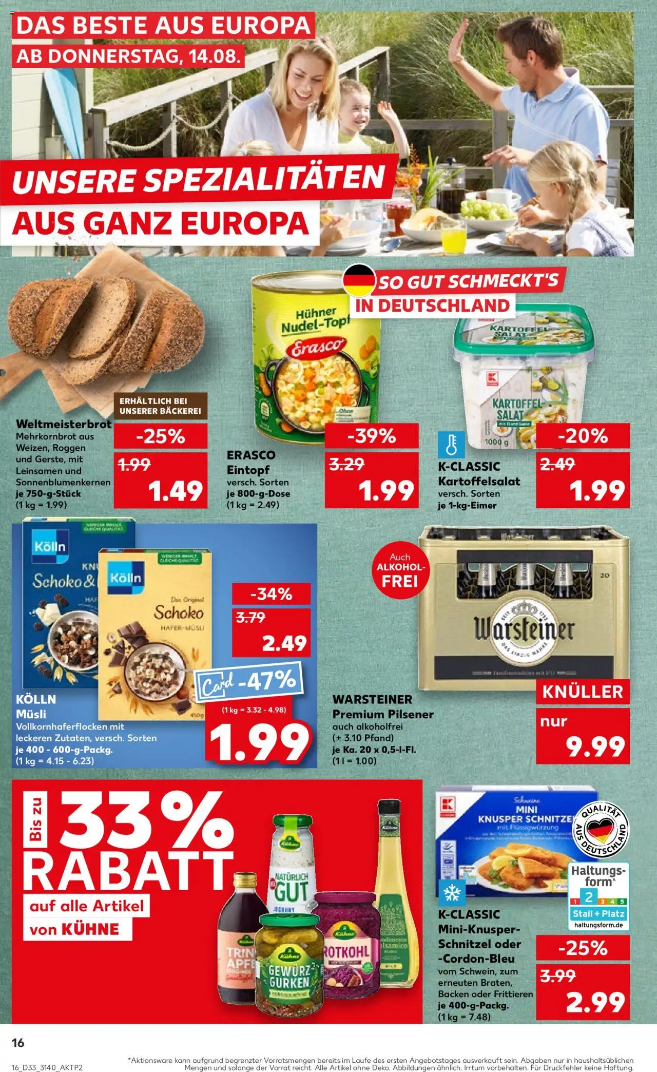  | Pagina: 16 | Producten: Schnitzel