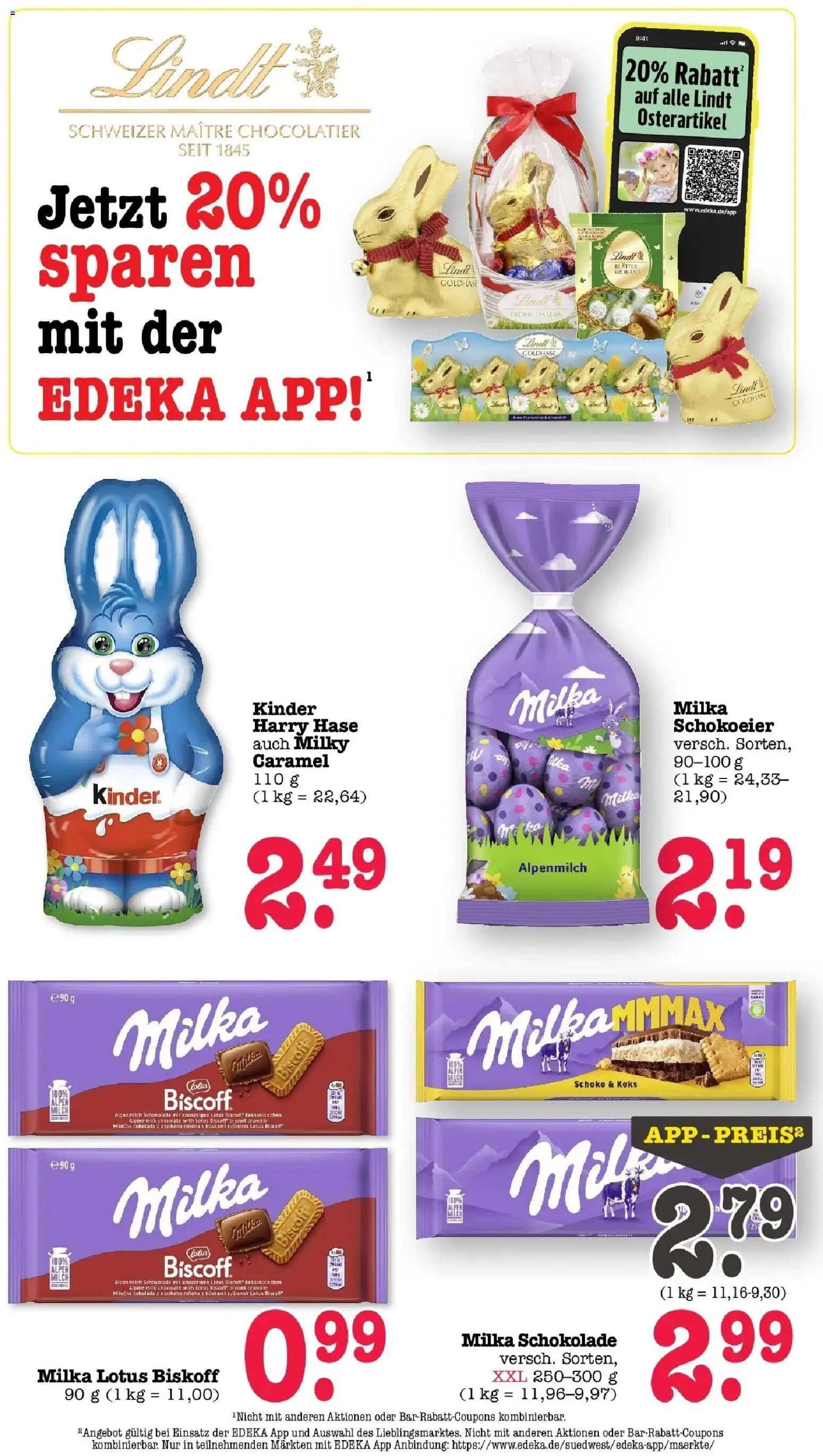 Edeka prospekt Bühlertal	 – gültig ab 16.03.2026 | Seite: 37 | Produkte: Milch, Schokolade, Milka schokolade, Milka