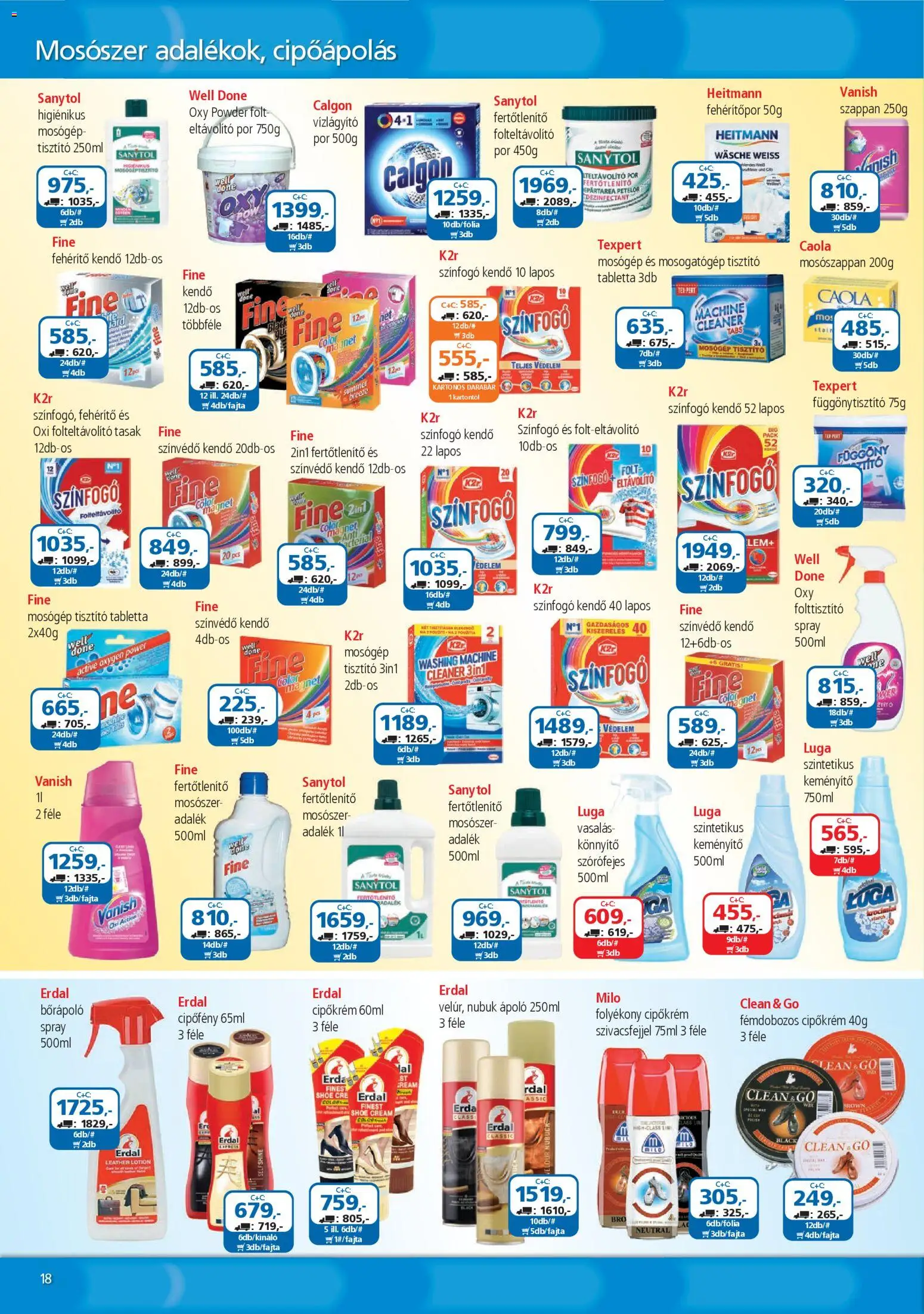 ÁRKLUB akciós ujság - amely érvényes a következő dátumtól: 01.11.2025 | Oldal: 18 | Termékek: Függöny, Szappan, Mosószer, Mosogatógép tisztító