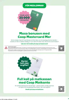 Coop Forum - erbjudanden - Förhandsvisning av reklamblad från butik Coop Forum aktuell från 10.11.2025 | Sida: 9