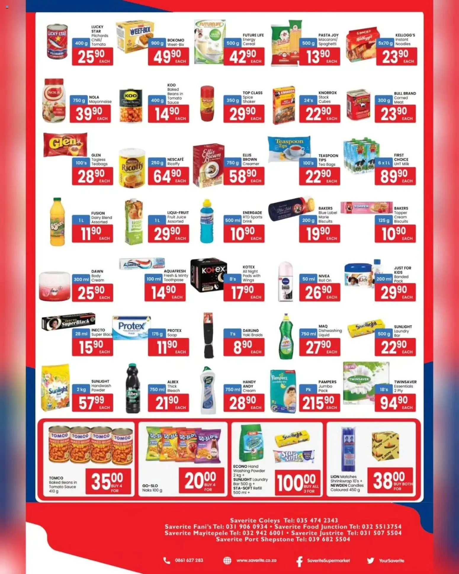 New Saverite catalogue – valid from 26.02.2026 | Page: 2 | Products: Creamer, Juice, Tea, Sauce