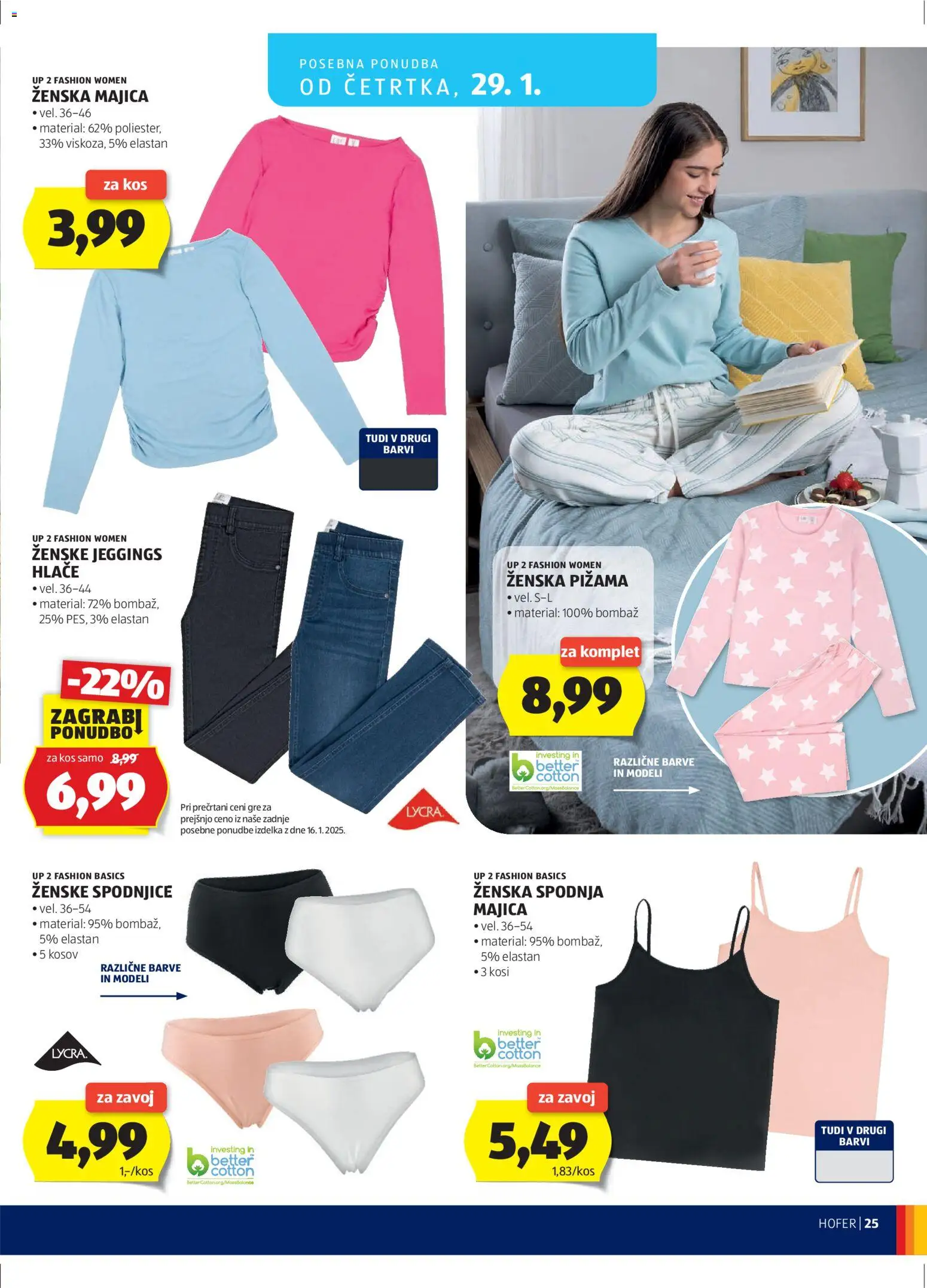 Hofer SI katalog | vrijedi od 21.01.2026 | Stranica: 25 | Proizvodi: Majica, Hlače