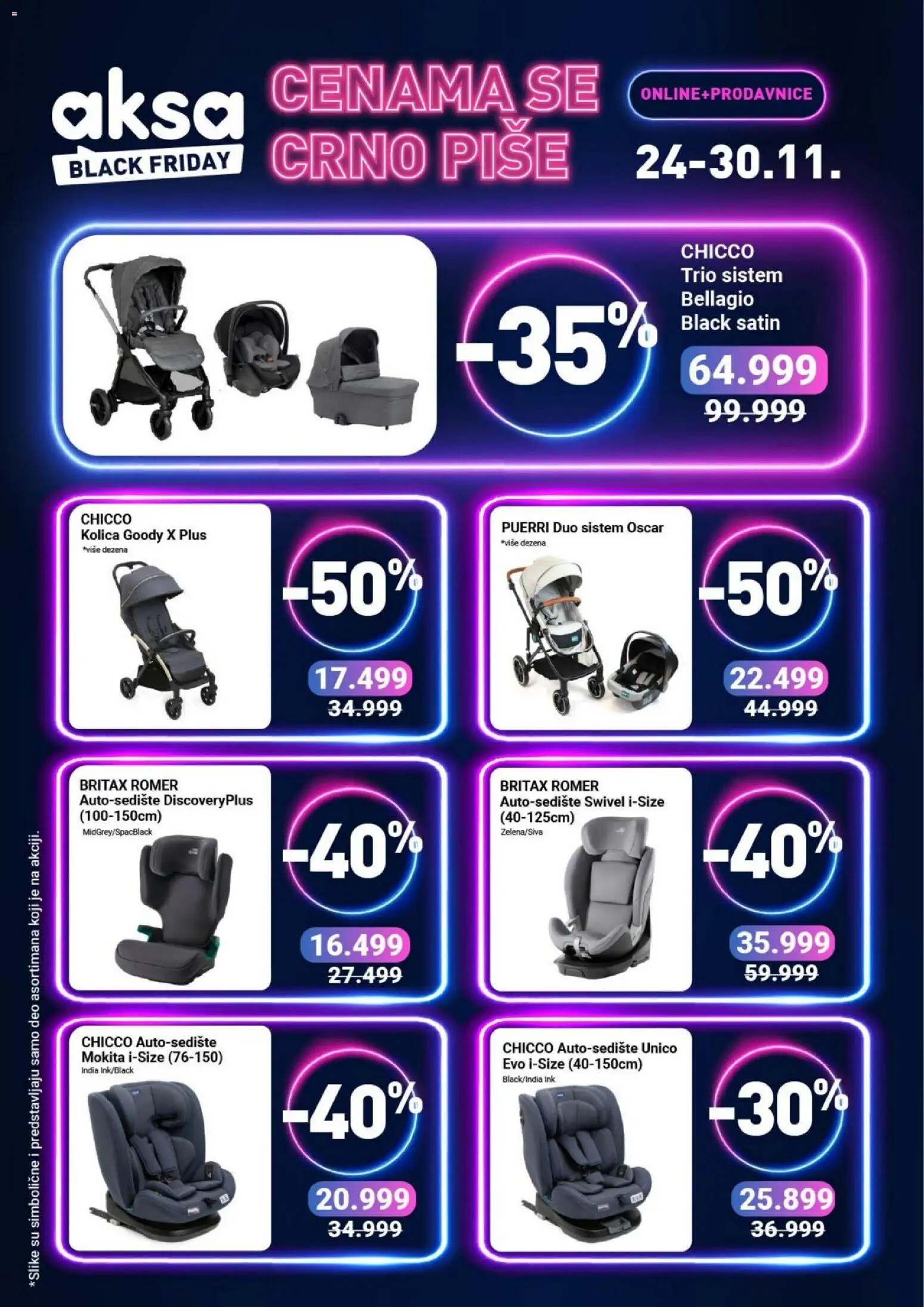 Aksa katalog - važi od 24.11.2025 | Strana: 2 | Proizvode: Kolica