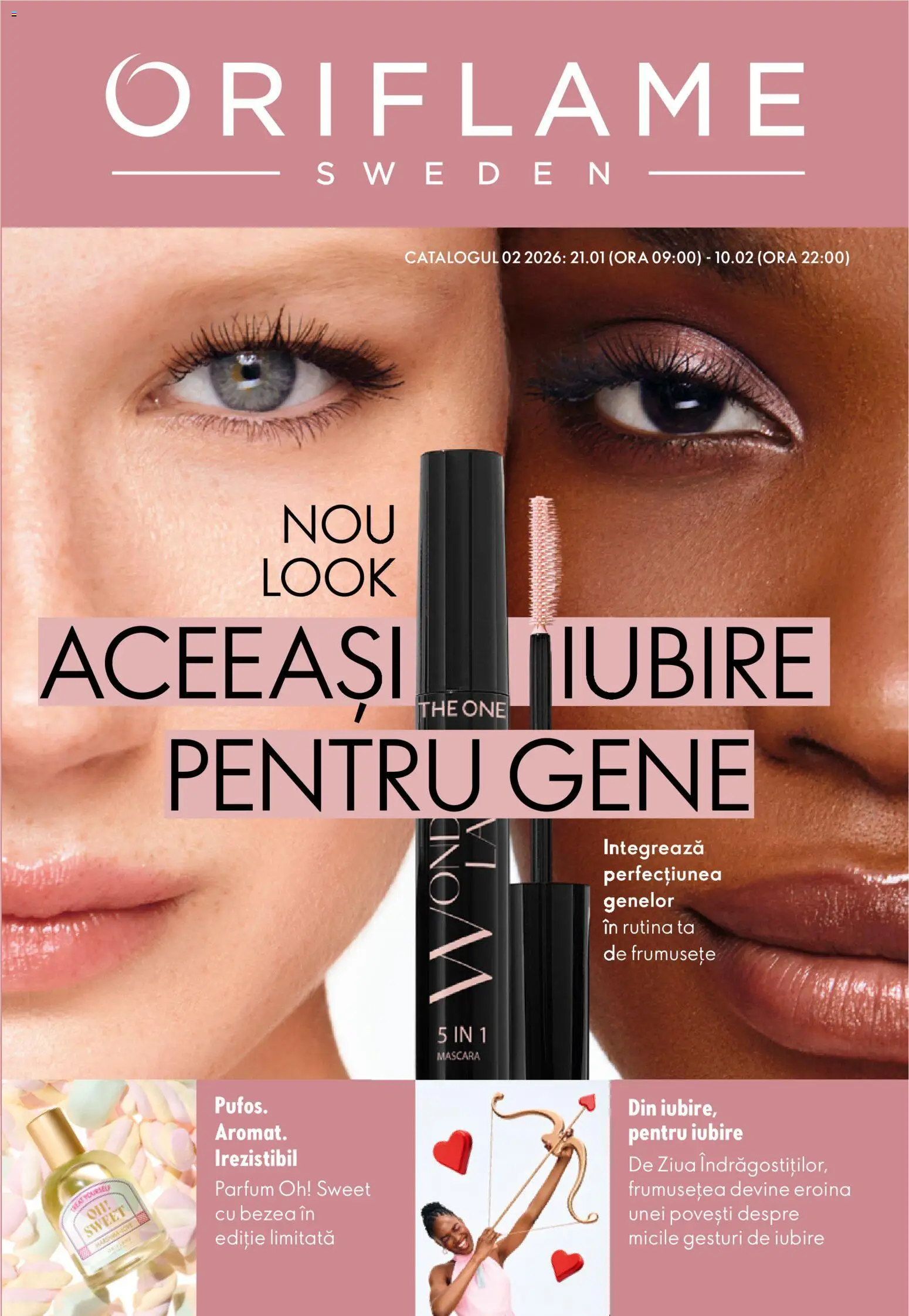 Noul catalog Oriflame – valabil de la 21.01.2026 | Pagină: 1 | Produse: Parfum, Mascara
