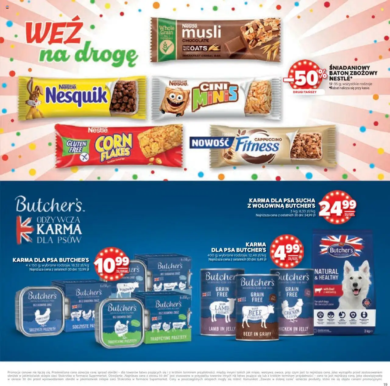 Stokrotka Gazetka - Urodziny od 11.09.2025 | Strona: 19 | Produkty: Stokrotka, Cappuccino, Karma dla psa, Musli