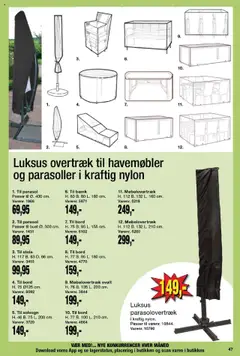 Harald Nyborg Tilbudsavis gyldig fra 31.07.2025 | Side: 51 | Produkter: Solvogn, Bord, Havemøbler, Parasol