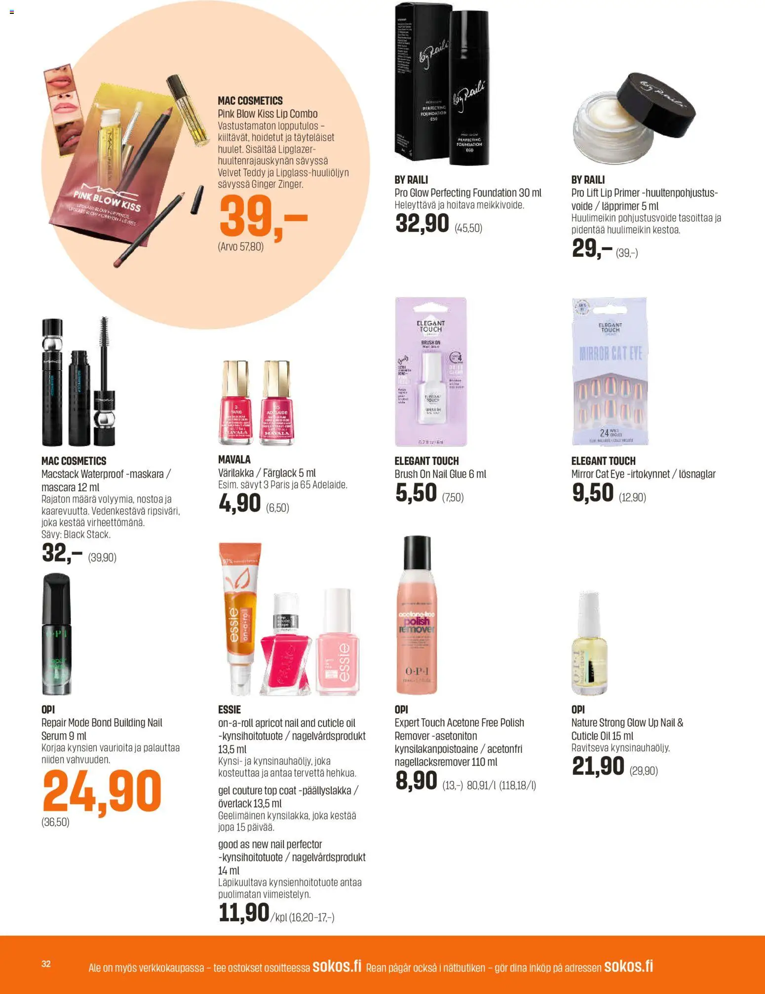 Sokos tarjoukset – voimassa 27.12.2025 alkaen | Sivu: 32 | Tuotteet: Tee, Kynsilakanpoistoaine