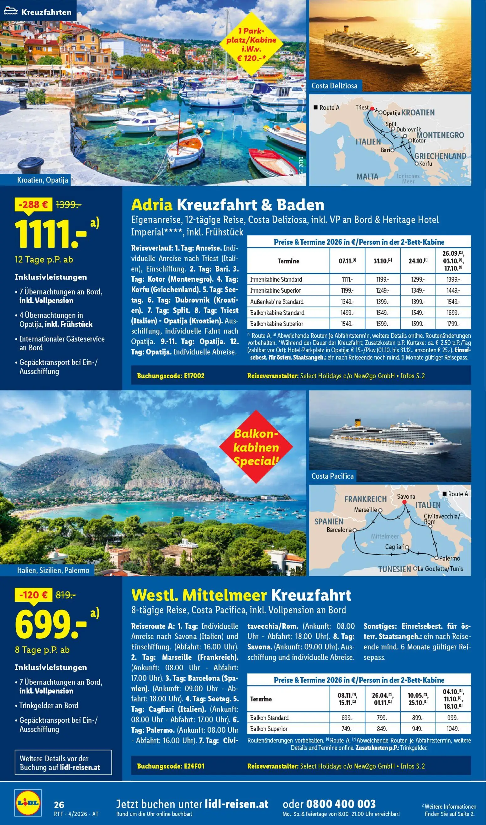 Lidl April/Mai Reise - Highlights gültig ab 11.04.2026 | Seite: 26 | Produkte: Uhr