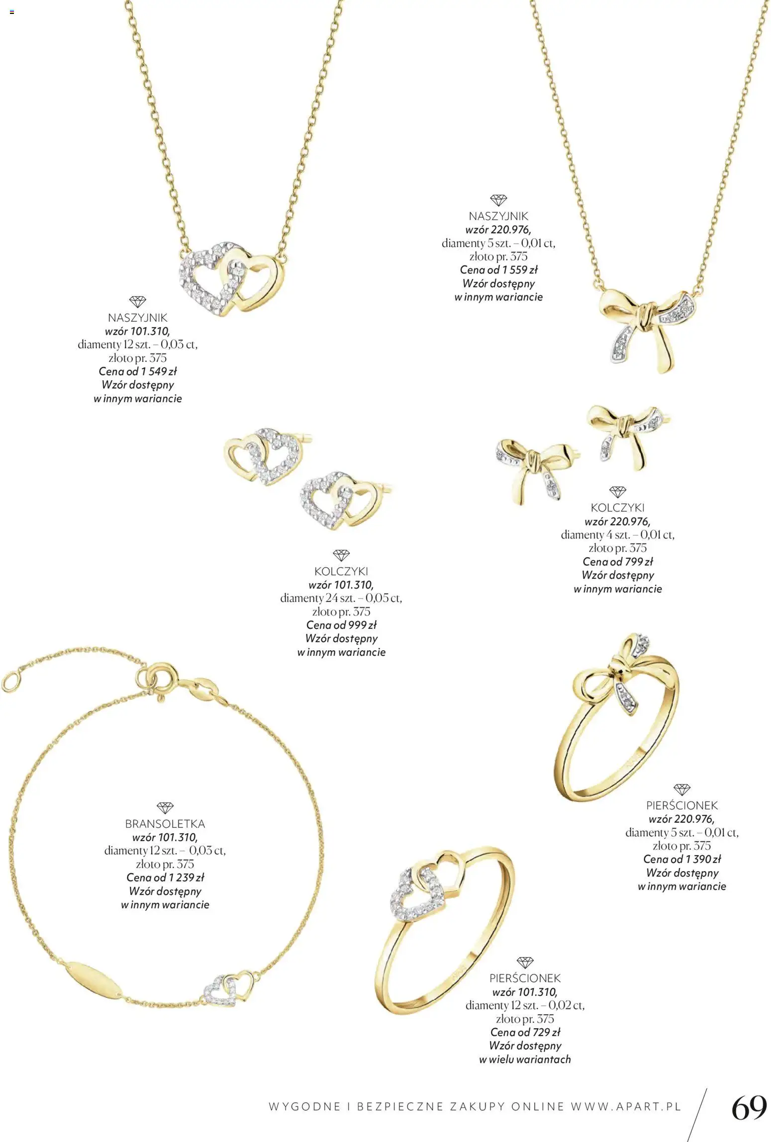 Apart promocje od 04.11.2025 | Strona: 71 | Produkty: Naszyjnik, Bransoletka, Pierścionek