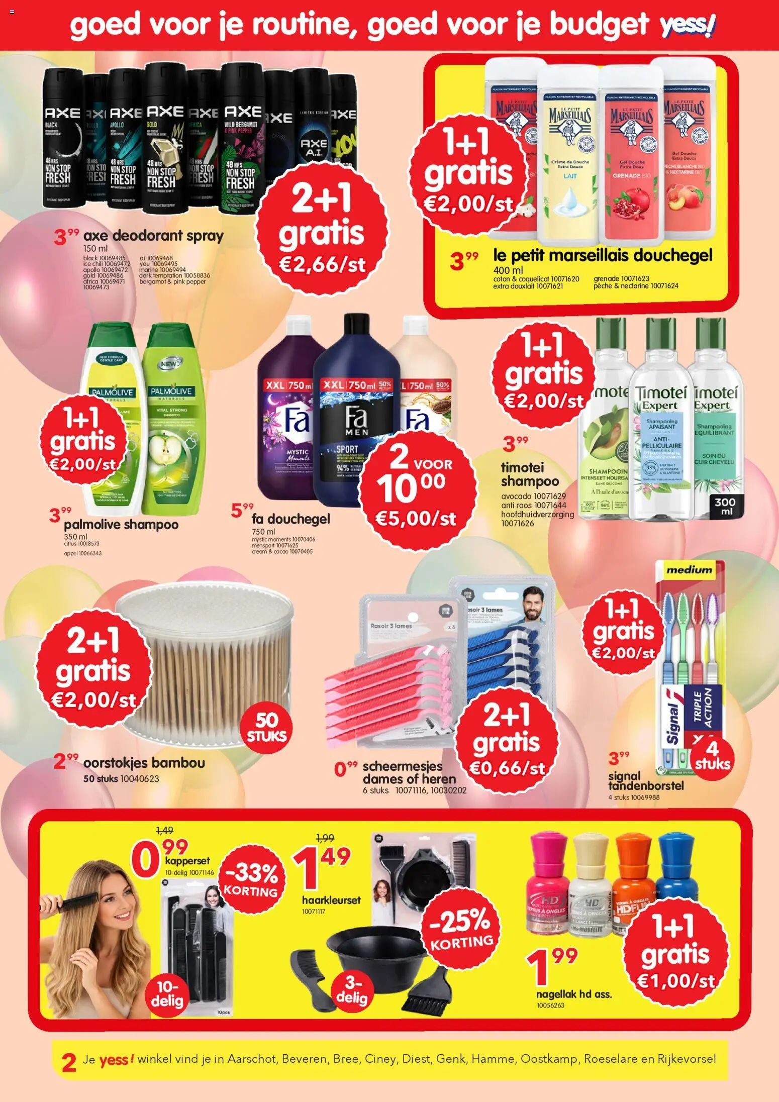 {H1} | Pagina: 2 | Producten: Nagellak, Shampoo, Douchegel, Tandenborstel