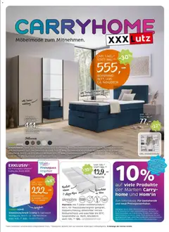XXXLutz Carry Home ab 10.03.2026 gültig