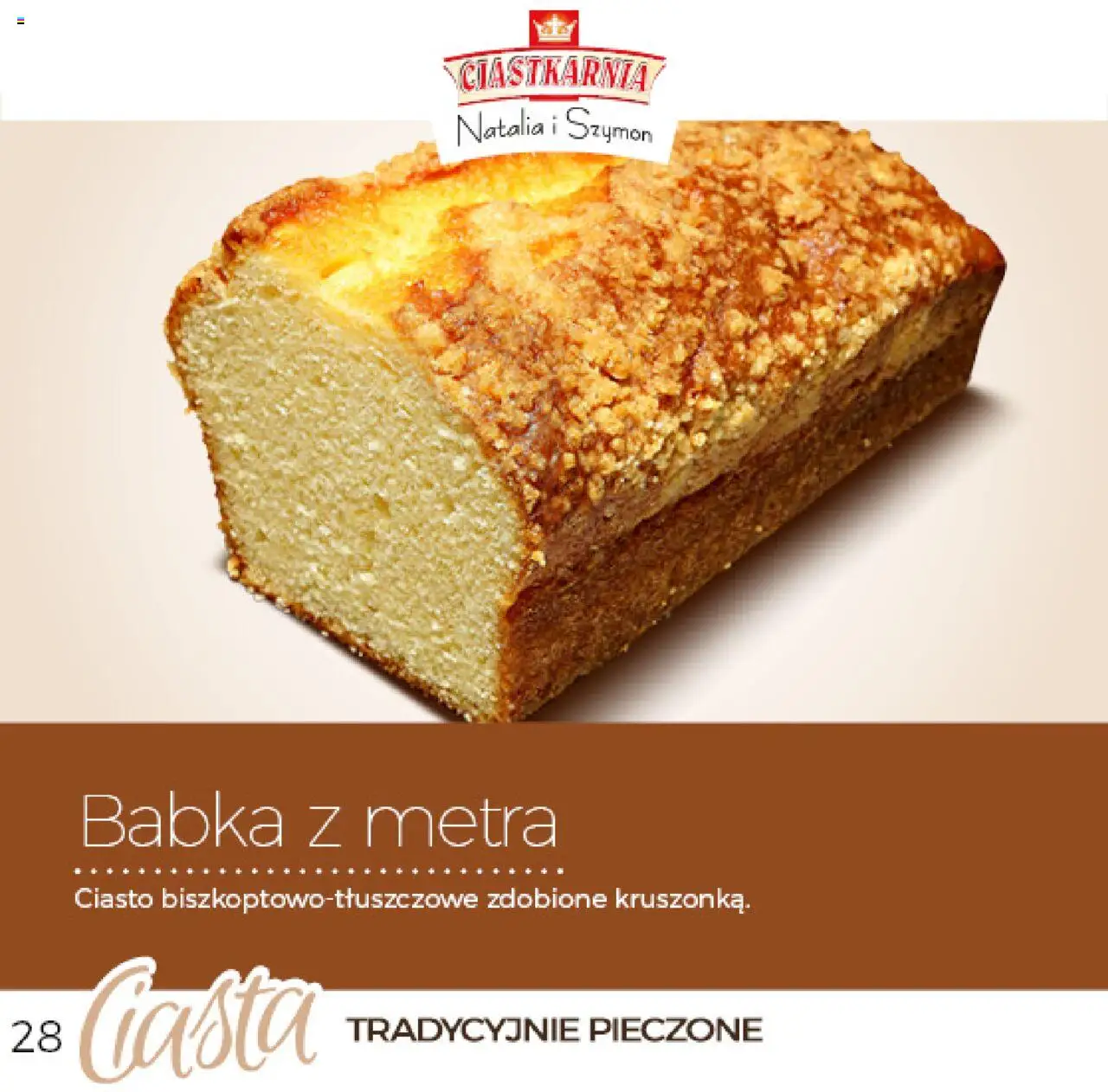 Topaz Gazetka - Ciast od 04.06.2025 | Strona: 28 | Produkty: Ciasto