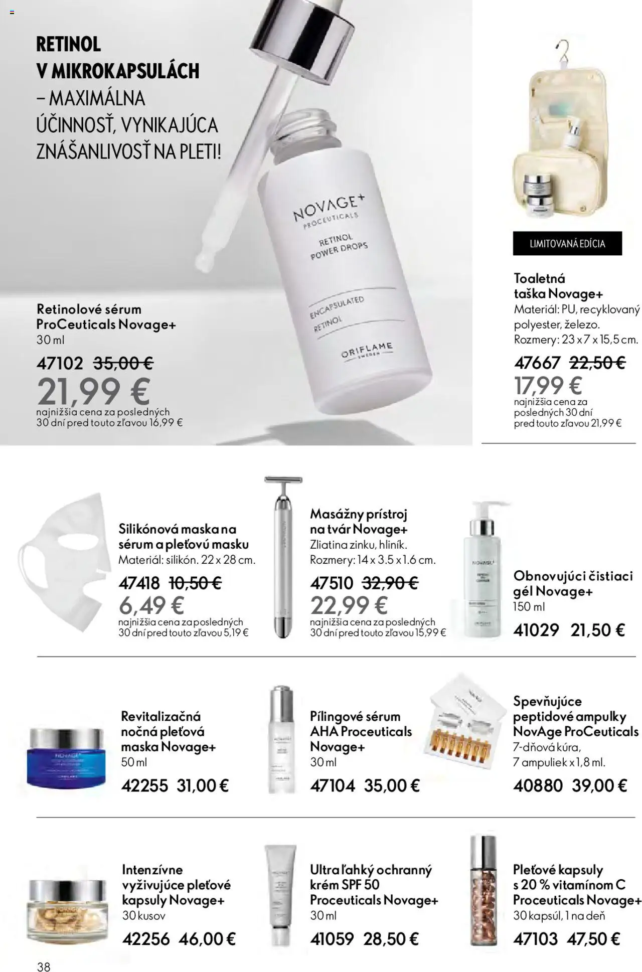 Katalóg Oriflame 13 2025 │ platný od 07.09.2025 | Strana: 38 | Produkty: Masážny prístroj, Krém, Taška