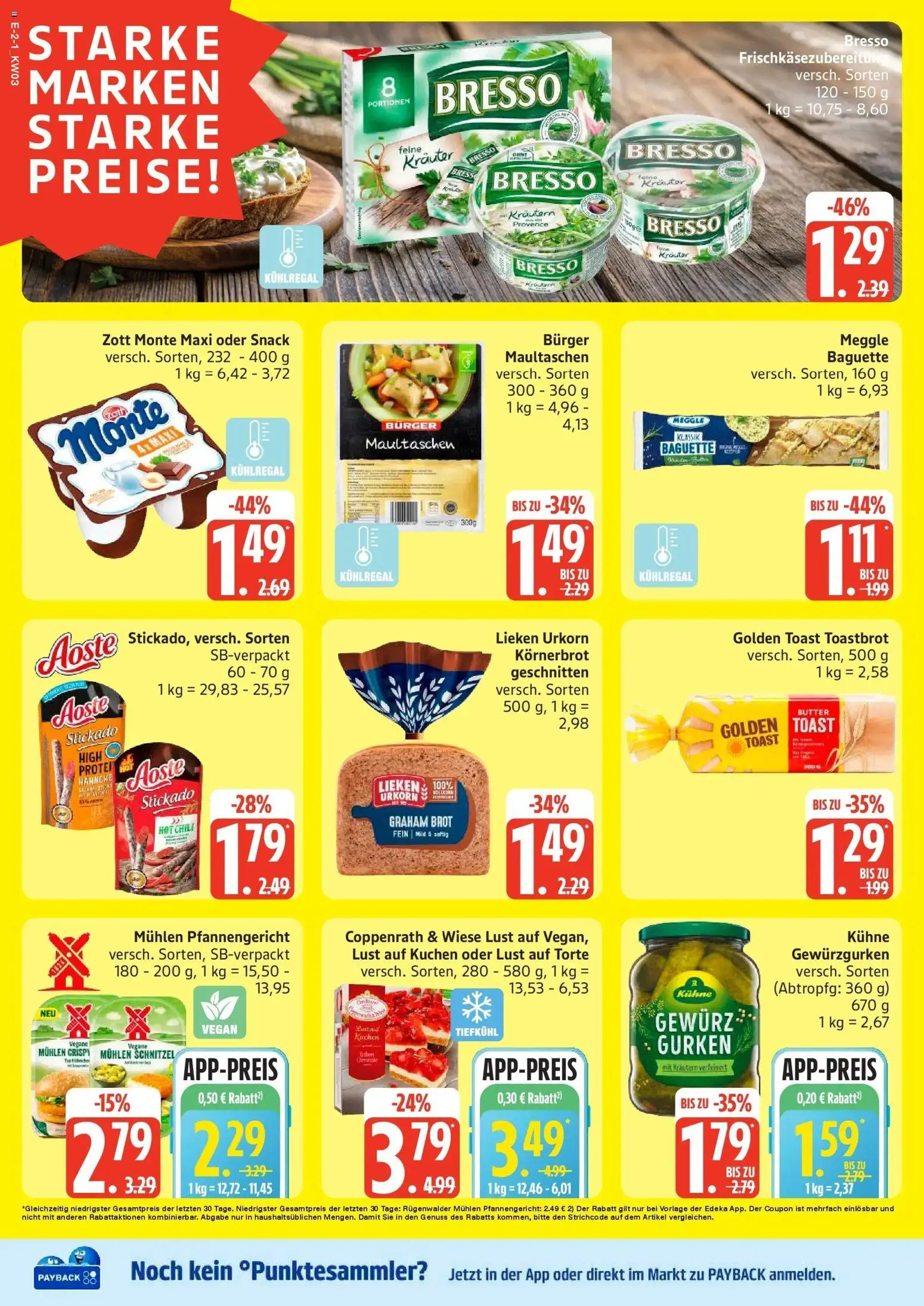 Edeka prospekt Bad Schwartau	 – gültig ab 11.01.2026 | Seite: 2 | Produkte: Toast, Burger, Baguette, Kuchen