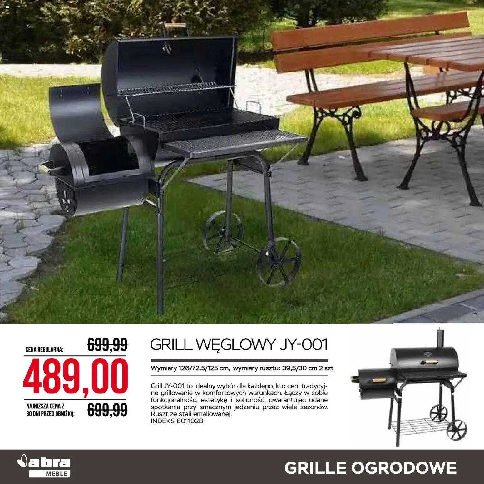 Abra meble gazetka od 24.04.2026 | Strona: 22 | Produkty: Grill, Ruszt