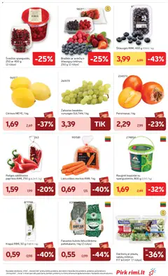 Rimi leidinys galioja nuo 16.12.2025 | Puslapis: 9 | Prekių: Bulvės, Šilauogės, Vynuogės, Morkos