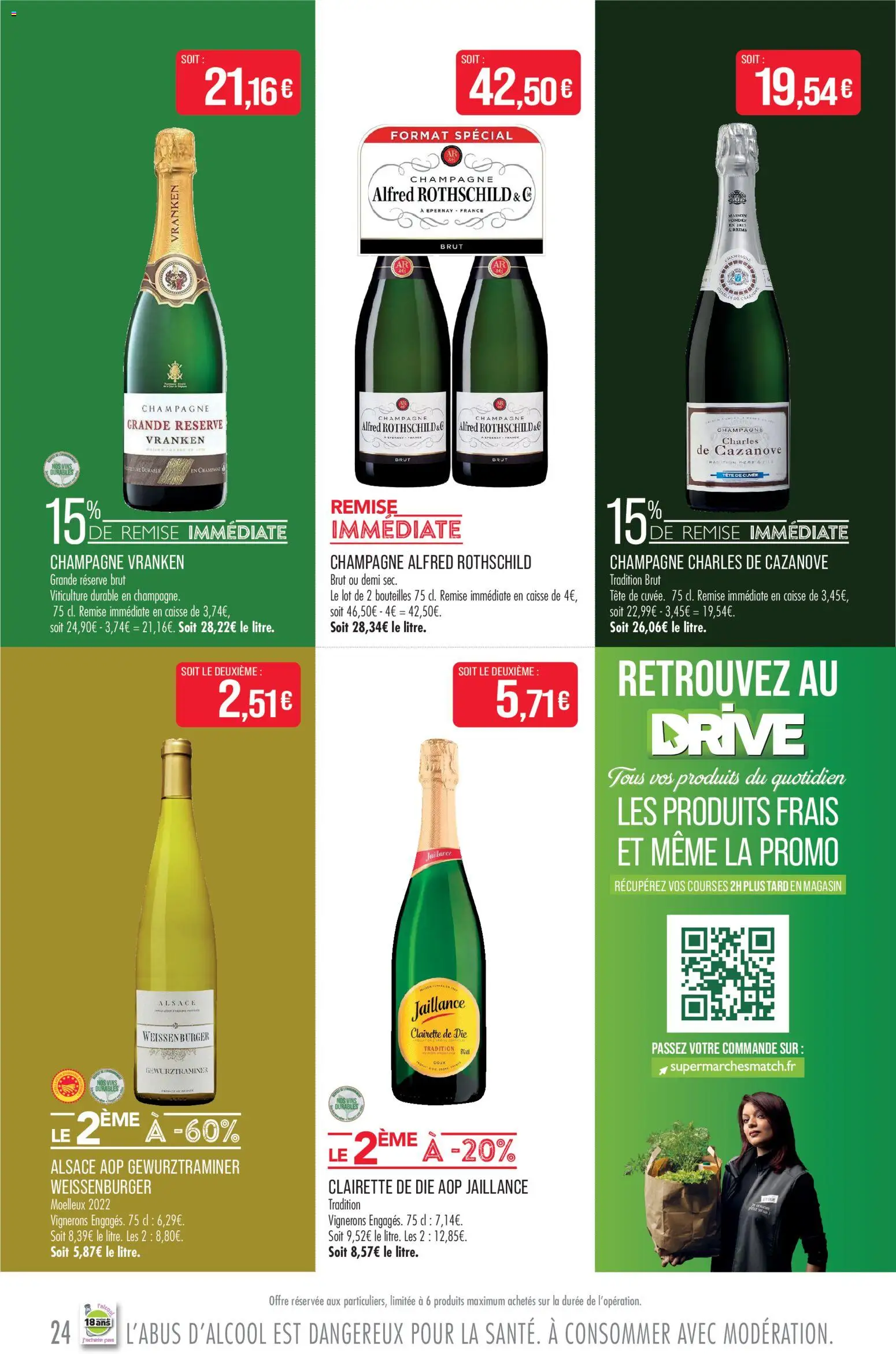 {H1} | Page: 24 | Produits: Champagne, Clairette de die