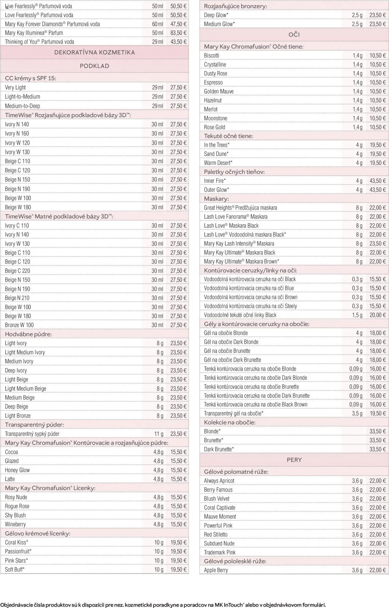 Nové Mary Kay akcie – leták je platný od 01.10.2025 | Strana: 43 | Produkty: Púder, Apple, Voda, Ruže