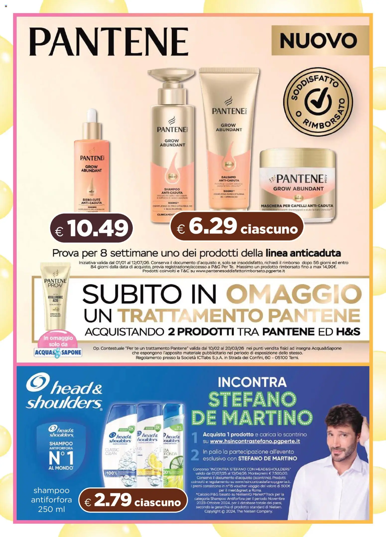 Volantino Acqua e Sapone del 22.02.2026 | Pagina: 15 | Prodotti: Shampoo, Balsamo, Maschera per capelli, Tè