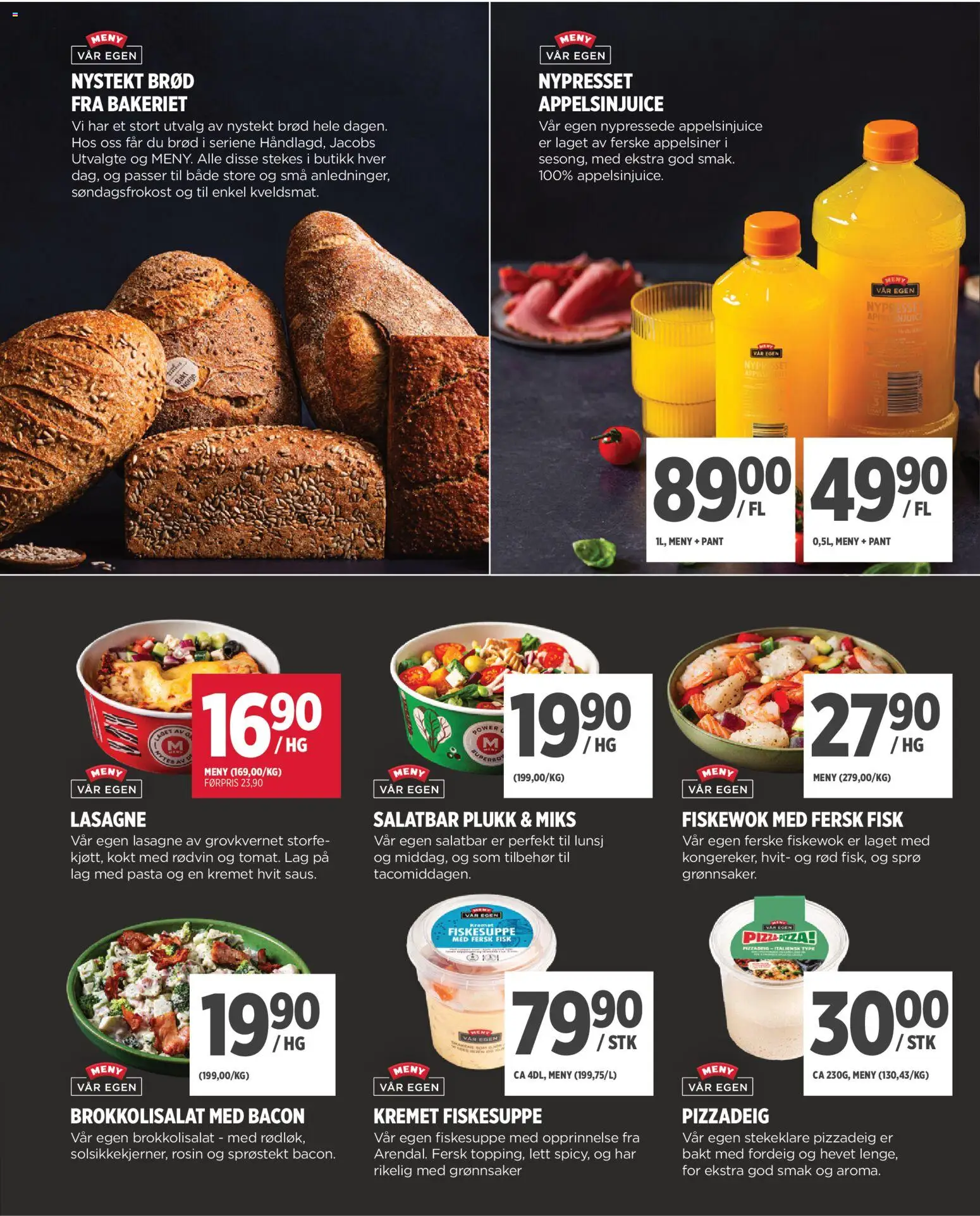 {H1} | Side: 5 | Produkter: Bavețică, Appelsiner, Fisk, Hvedemel