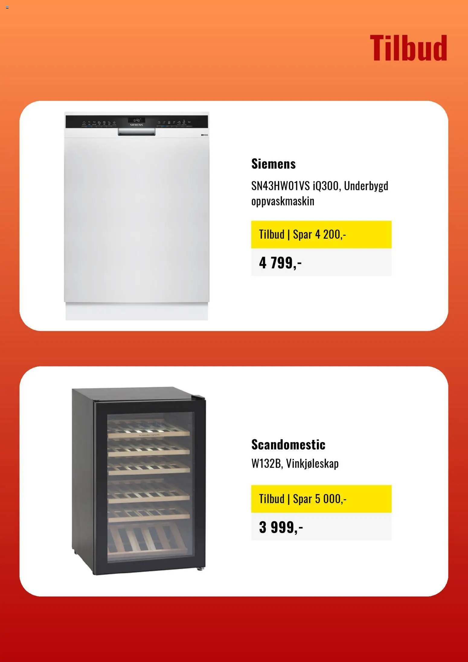 {H1} | Side: 5 | Produkter: Oppvaskmaskin