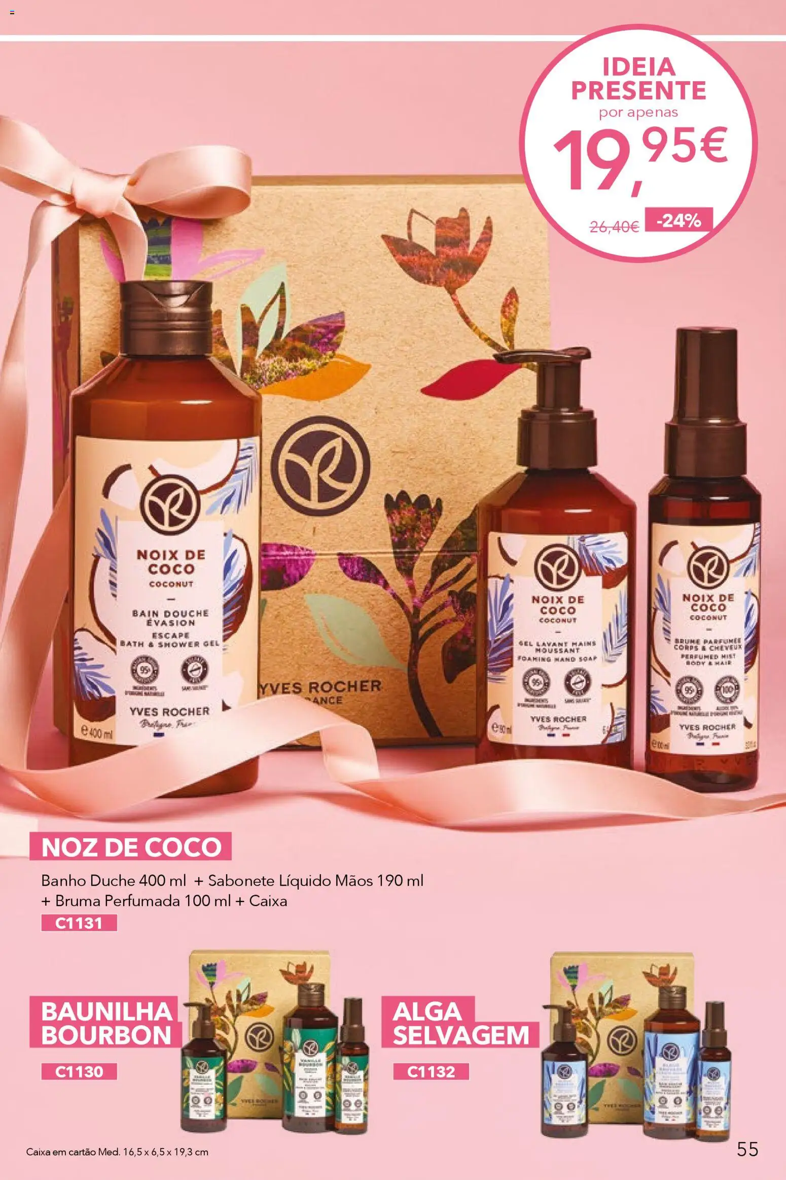 Yves Rocher catálogo 6 │ válido de 17.04.2026 | Página: 55 | Produtos: Sabonete líquido, Sabonete, Caixa, Banho