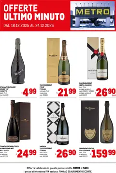 Anteprima del volantino Metro Offerte ultimo minuto Dry catalogo valido a partire dal 18.12.2025