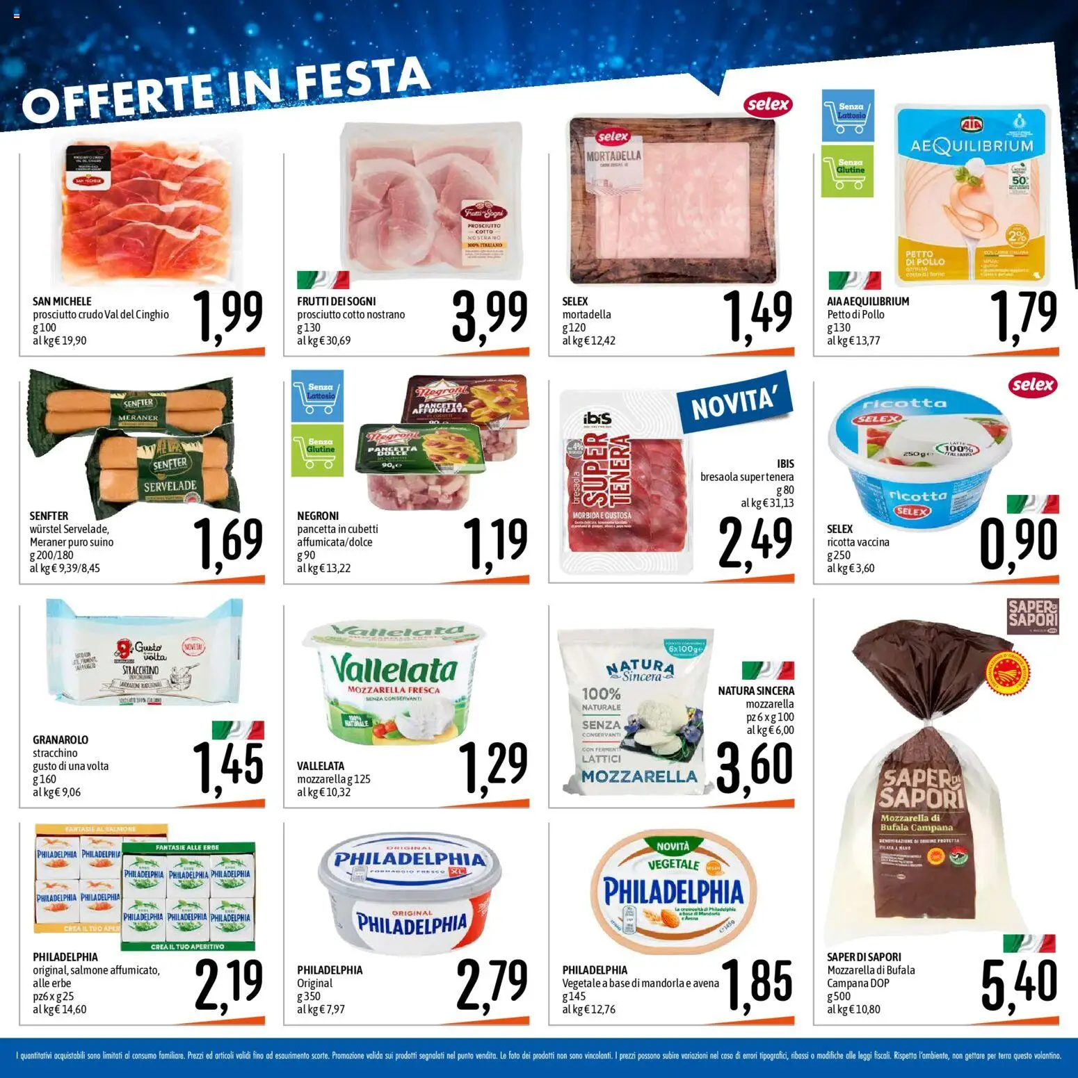 Volantino Emisfero del 27.11.2025 | Pagina: 22 | Prodotti: Prosciutto Cotto, Salmone, Prosciutto, Terra