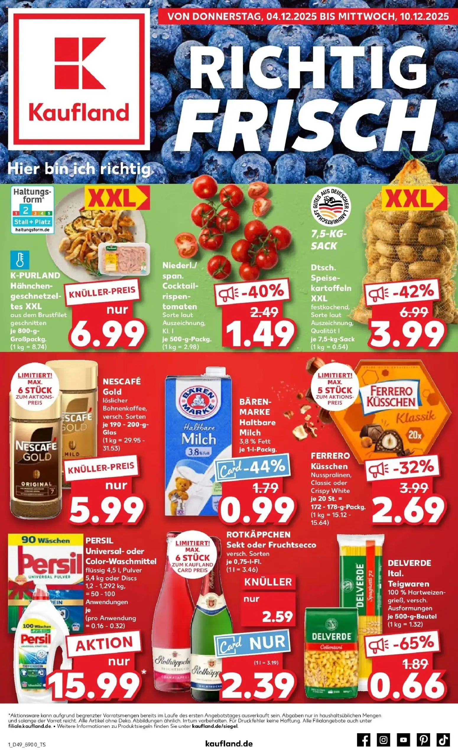 Kaufland prospekt Magdeburg	 – gültig ab 04.12.2025 | Seite: 1 | Produkte: Rotkappchen sekt, Milch, Fruchtsecco, Rotkäppchen