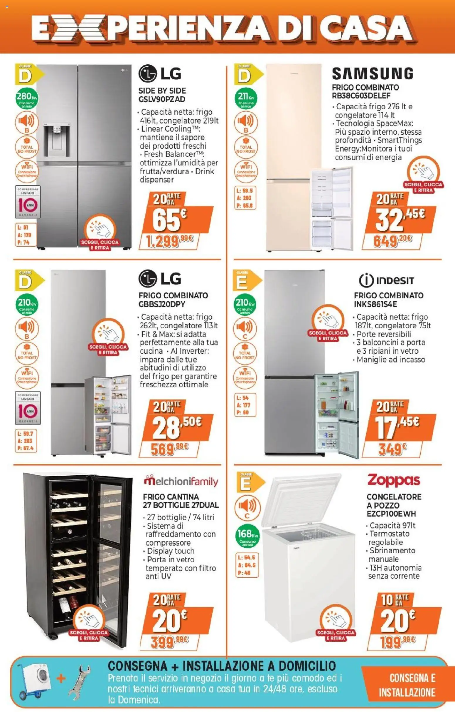 Volantino Expert del 09.04.2026 | Pagina: 22 | Prodotti: Tè, Compressore, Congelatore, Samsung