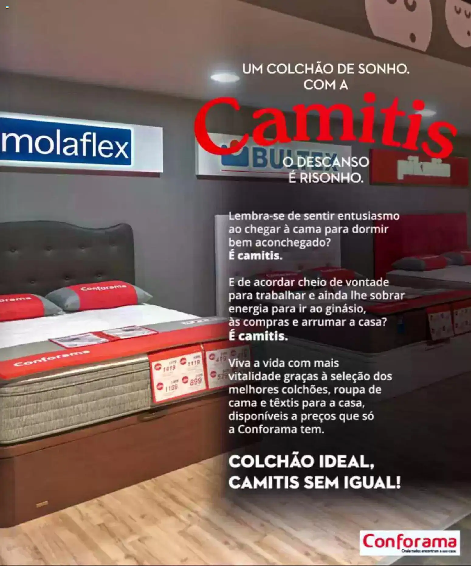 Conforama Camitis │ válido de 05.02.2026 | Página: 3 | Produtos: Cama, Colchão, Roupa de cama