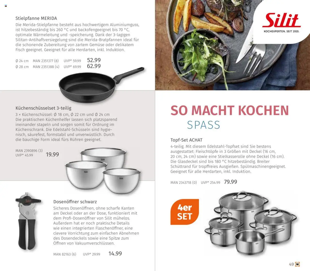 Müller Haushaltskatalog – gültig ab 03.10.2025 | Seite: 49 | Produkte: Fisch, Gemüse