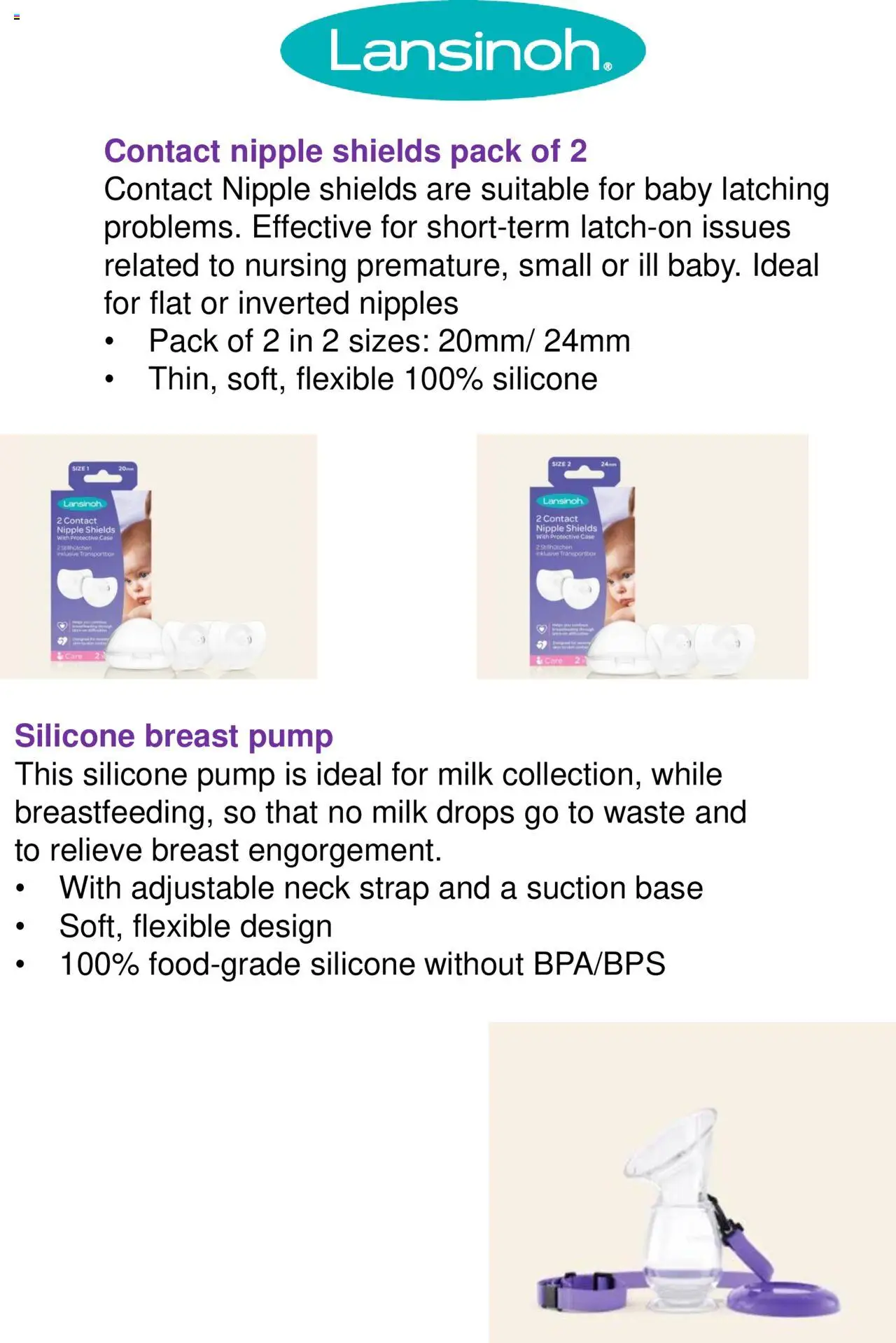 ZORPAS MIKY Baby Centre Κατάλογος Lansinoh – σε ισχύ από 27.06.2025 | Σελίδα: 8