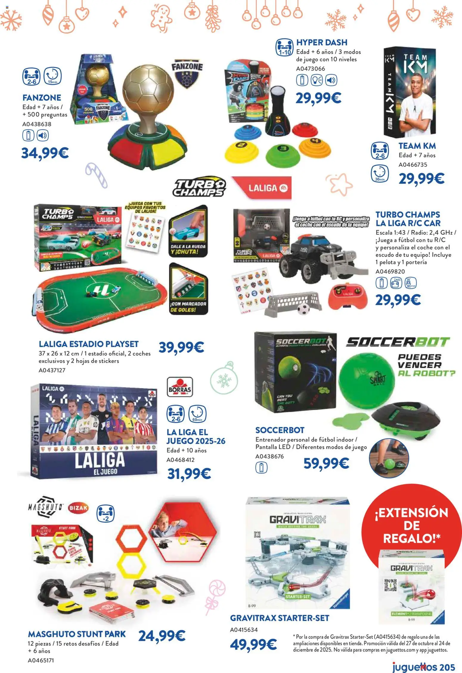 Juguettos catálogo Navidad │ válido desde el 27.10.2025 | Página: 205 | Productos: Radio, Juega, Robot