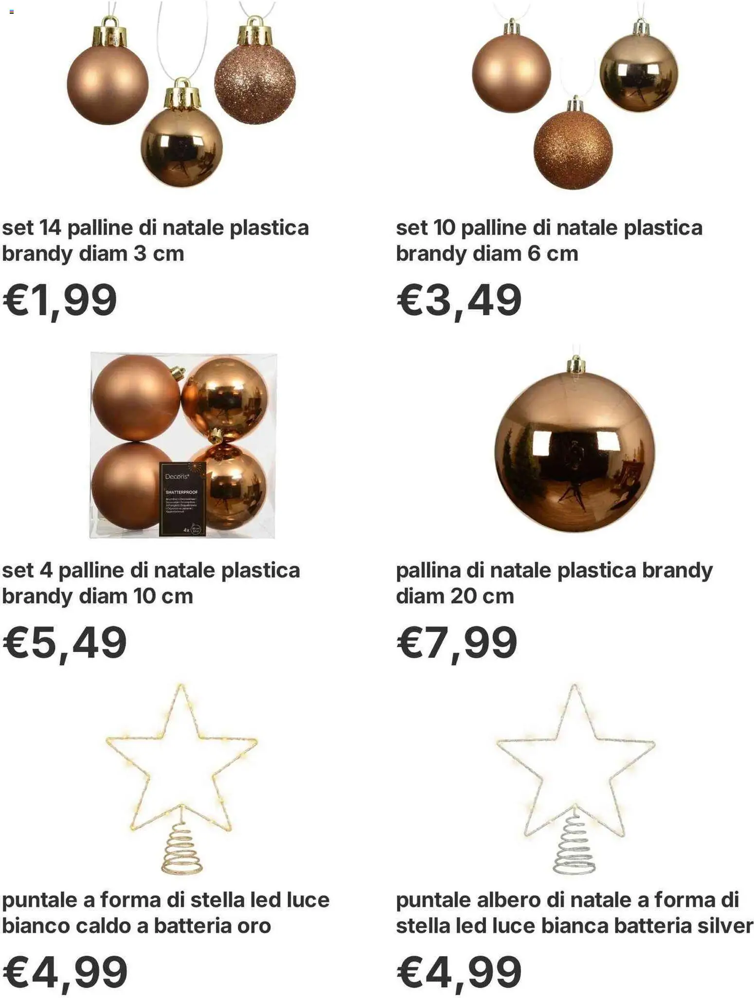 Volantino Brico Center del 12.11.2025 | Pagina: 18 | Prodotti: Albero di natale, Batteria, Brandy