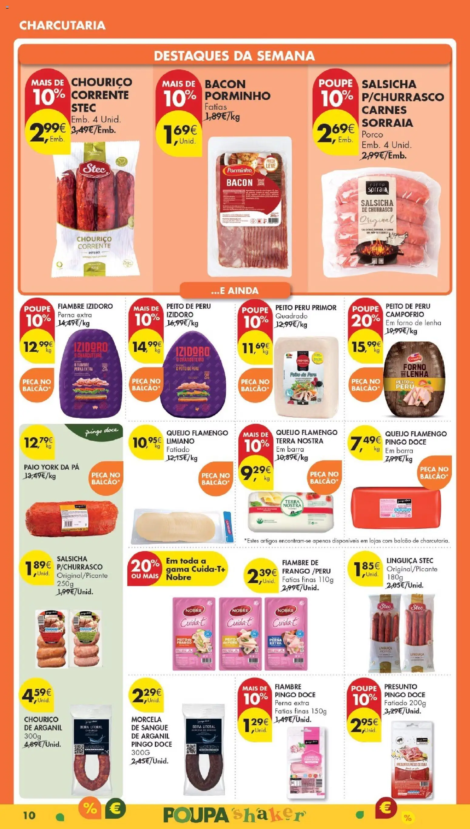 Pingo Doce Poupe Esta Semana Madeira │ válido de 03.03.2026 | Página: 10 | Produtos: Forno, Bacon, Peito de peru, Frango