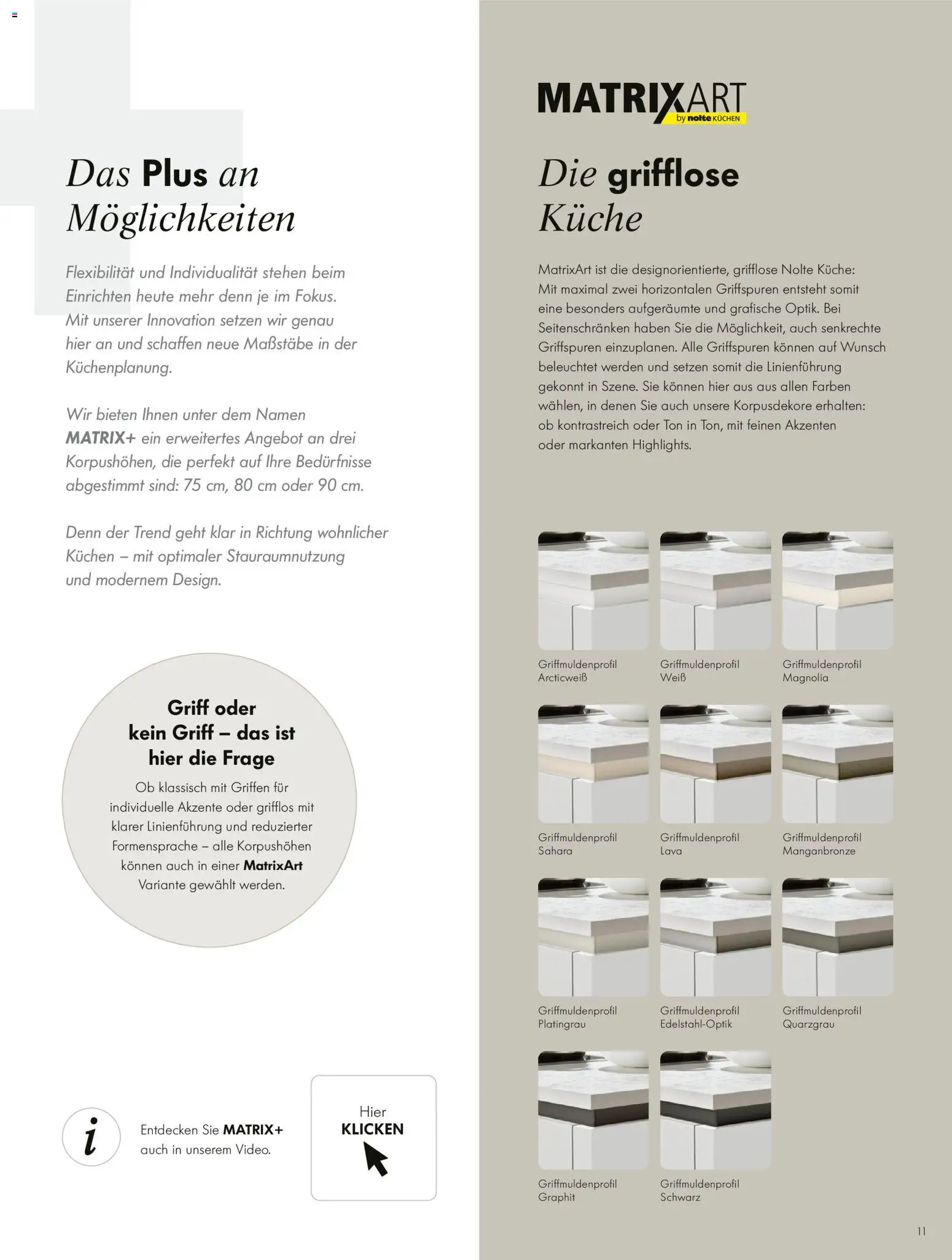 Ostermann Nolte Küchenprospekt 2026 – gültig ab 01.01.2026 | Seite: 11 | Produkte: Küche, Kuchen