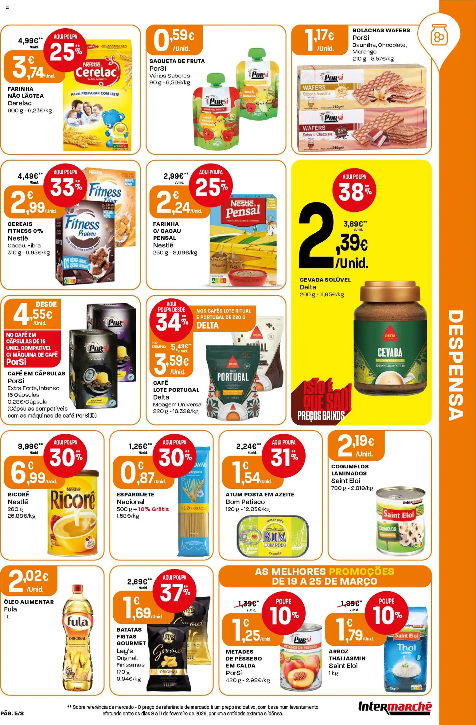 Intermarché Folheto Mini │ válido de 19.03.2026 | Página: 5 | Produtos: Atum, Bolachas, Leite, Nestlé