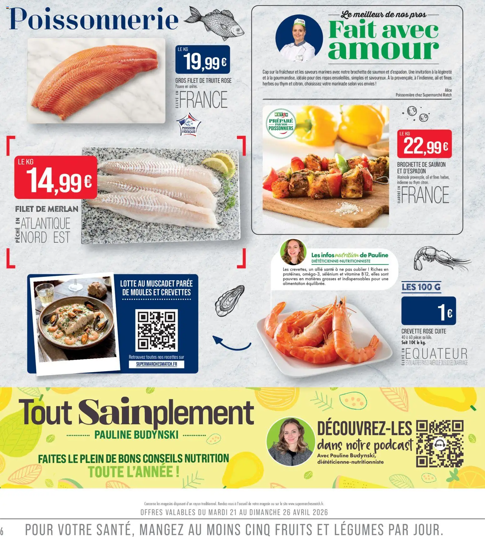 {H1} | Page: 6 | Produits: Crevette, Ail, Poissonnerie, Crevettes