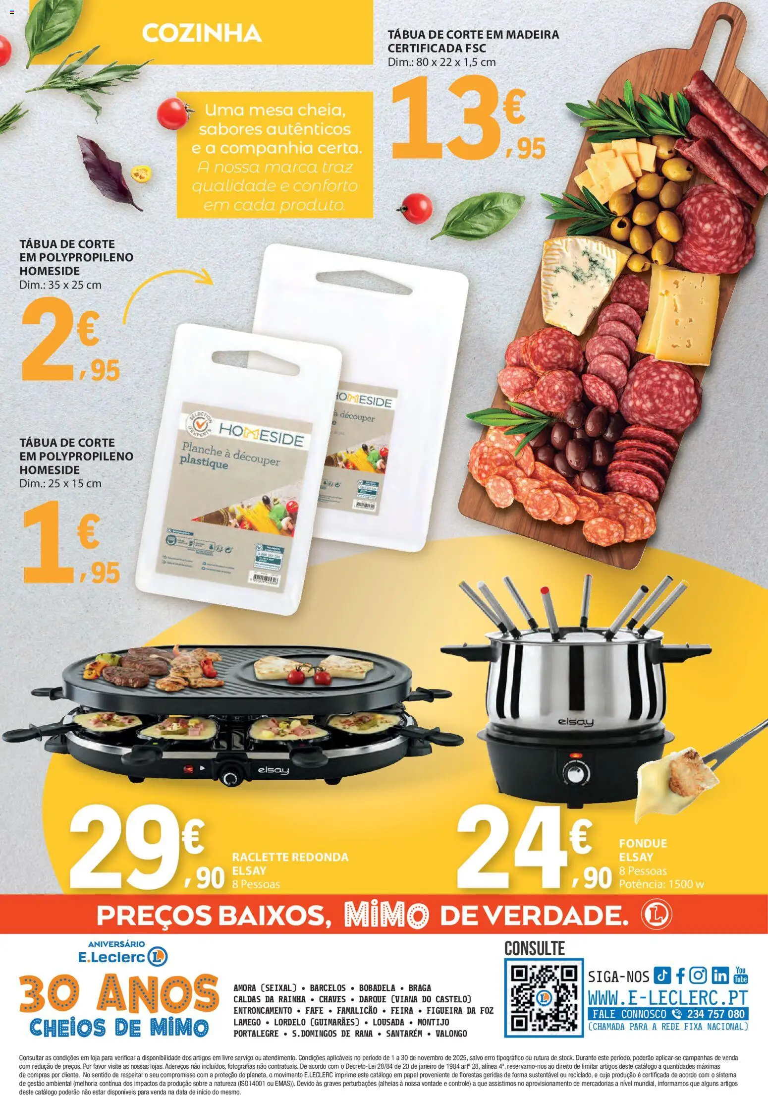 E.Leclerc Folheto da Nossa Marca │ válido de 01.11.2025 | Página: 8 | Produtos: Tábua, Mesa