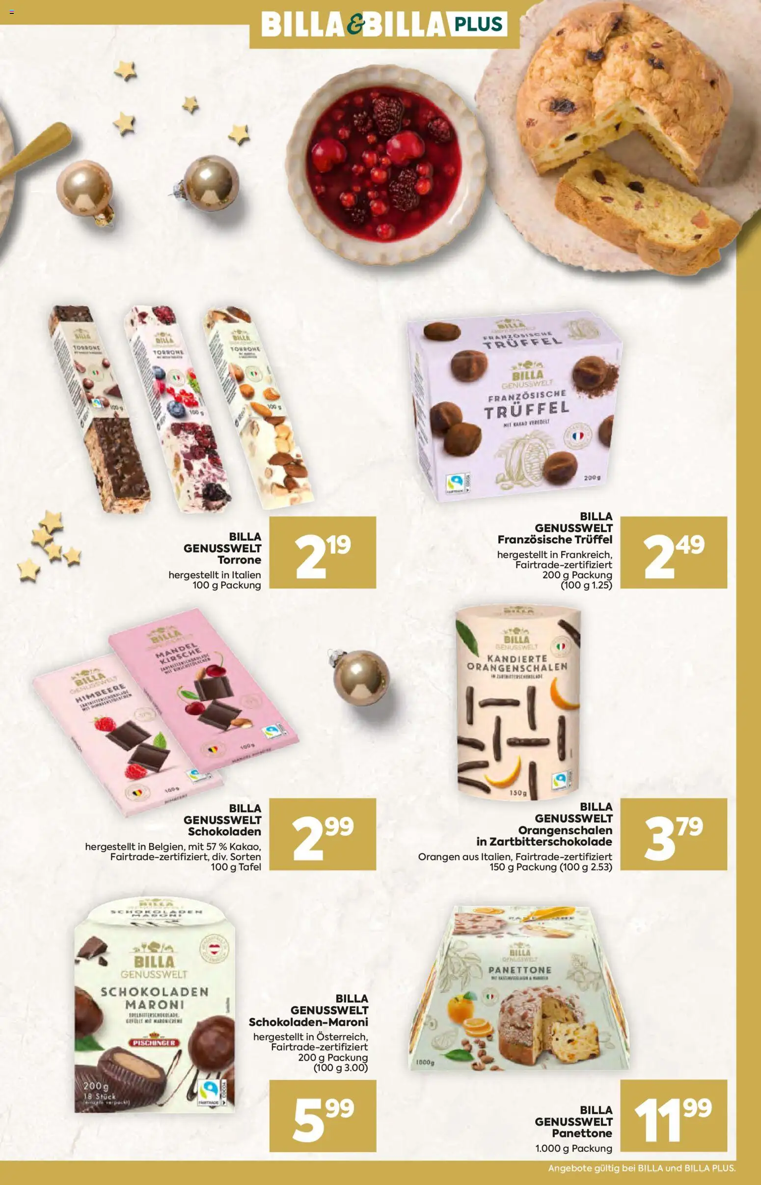 Billa AT akciós ujság - amely érvényes a következő dátumtól: 13.11.2025 | Oldal: 7 | Termékek: Panettone