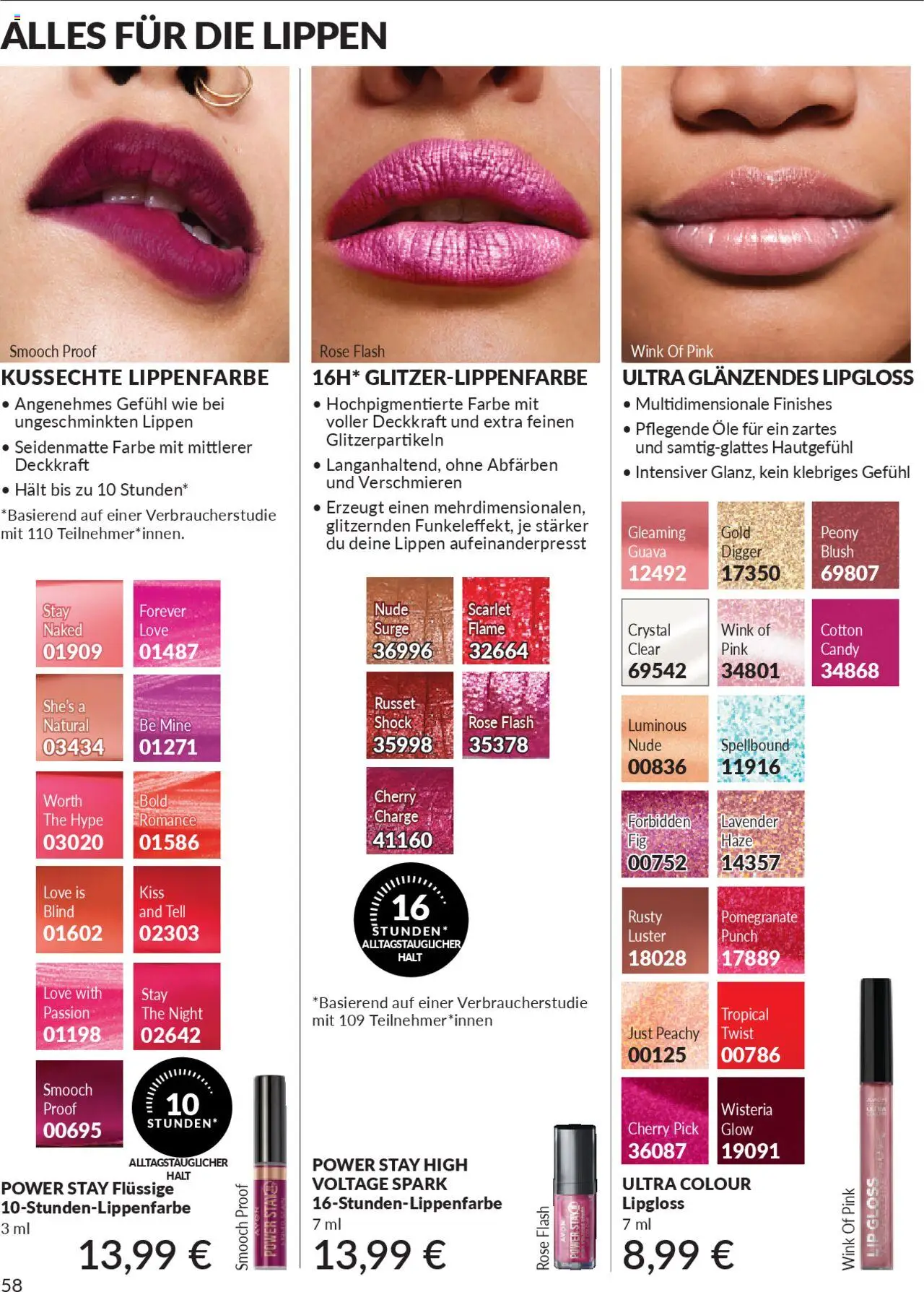 AVON Katalog Oktober 2025 – gültig ab 01.10.2025 | Seite: 60 | Produkte: Lipgloss, Blush