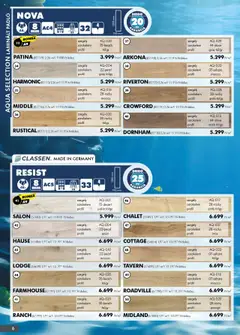 Diego Katalógus - amely érvényes a következő dátumtól: 02.10.2025 | Oldal: 6 | Termékek: Laminált padló, Pezsgő