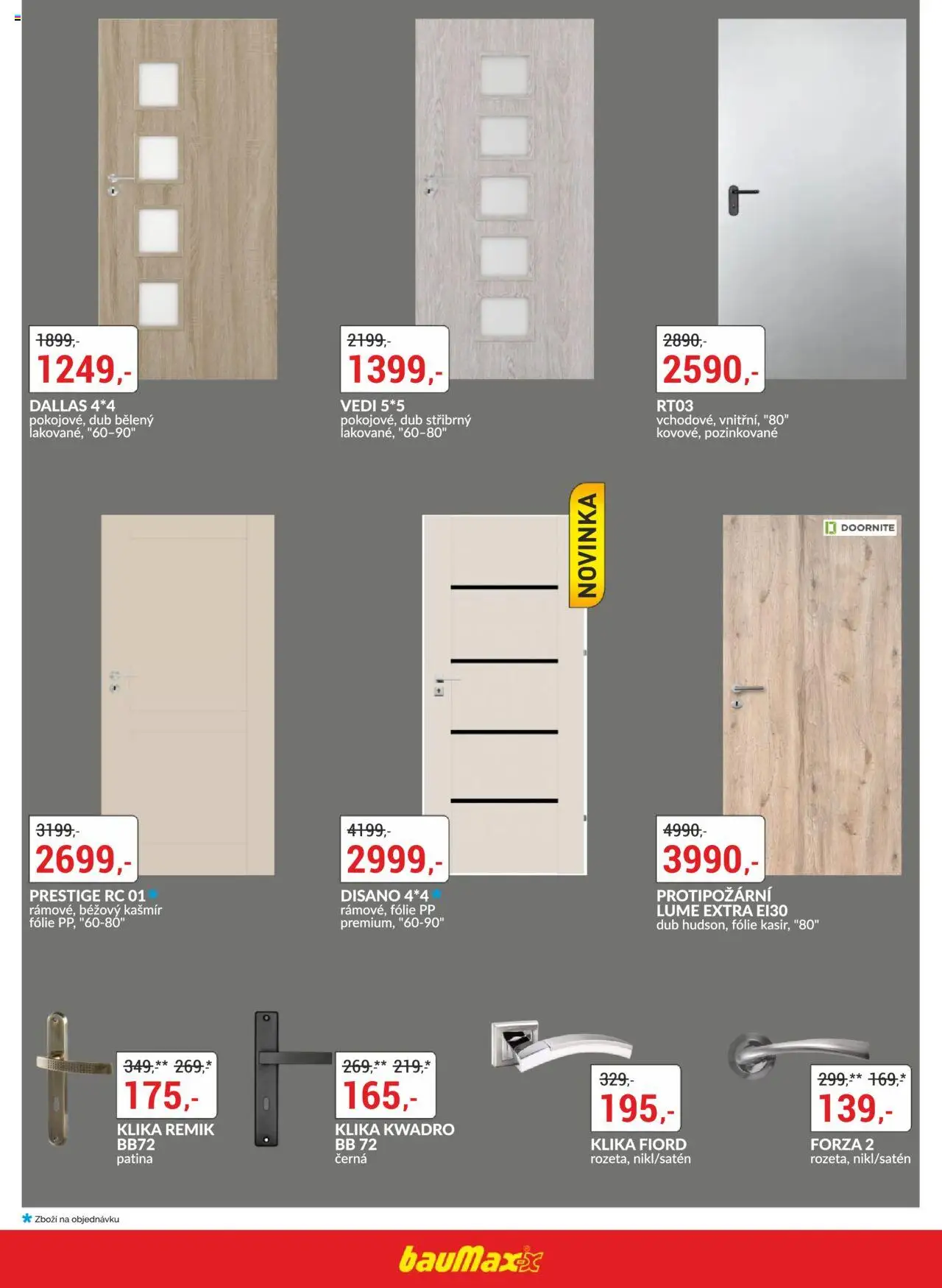 BAUMAX leták - Dveře a podlahy od 17.09.2025 | Strana: 8 | Produkty: Fólie